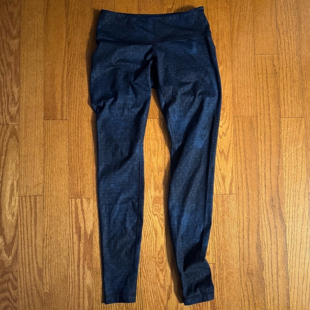 Lululemon Athletica Blue Leggings Womens Size 6
